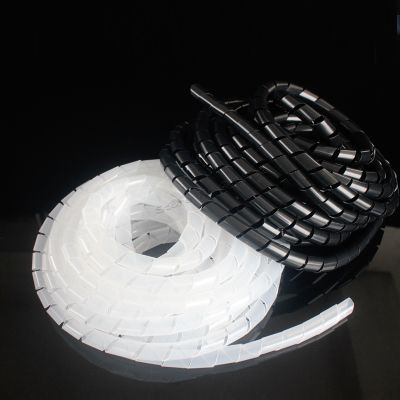 4 30mm Cable Wire Winding Pipe Spiral Wrap Wire Tube Organizer Sheath 4mm 6mm 8mm 10mm 12mm 14mm 16mm Cable Sleeves Bands