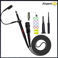 JINGWEI 200 MHz เครื่องแสดงคลื่นกระแสไฟฟ้าของ P2200 100:1 สีดำสีดำ หัววัดคลิป คอนเนคเตอร์ ขั้วต่อ BNC