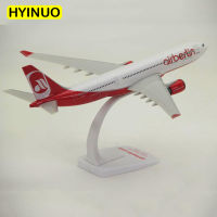 30ซม. 1:200 Airbus A330-200รุ่น Air Berlin Airline Air Way พร้อมฐานเครื่องบินเรซิ่นเครื่องบินสะสมของเล่น Collection