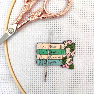 Needle Keeper Magnet Needle Minder Magnetic Needle Finder Book One More Chapter Sewing Needles Holder Cross Stitch Embroidery Needlework
