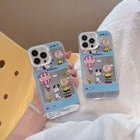 เคสเคสโทรศัพท์มือถือรูปตัวการ์ตูนน่ารักลายถั่วสนูปี้ชาร์ลีสำหรับ iPhone 14 Pro Max เคสแข็งกันแรงกระแทกฝาหลังโทรศัพท์สำหรับ iPhone 13 Pro Max เคสสำหรับ Apple โทรศัพท์12 11เคสห่อหุ้ม