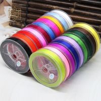 【YD】 100m/Lot 6mm Stretch Cord Flat Beading Transparent Small Roll String Beads Diy Accessories