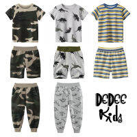 DEDEE KIDS ชุดเซตฤดูร้อน เด็กผู้ชาย กางเกง เสื้อยืด สำหรับเด็กอายุ1-7 ปี ผ้าcottonแท้ 100%