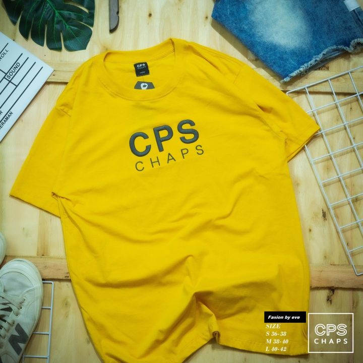 เสื้อยืด-cps-chap-ปักนูน-์no-40-ช-ญ-มีเก็บเงินปลายทาง