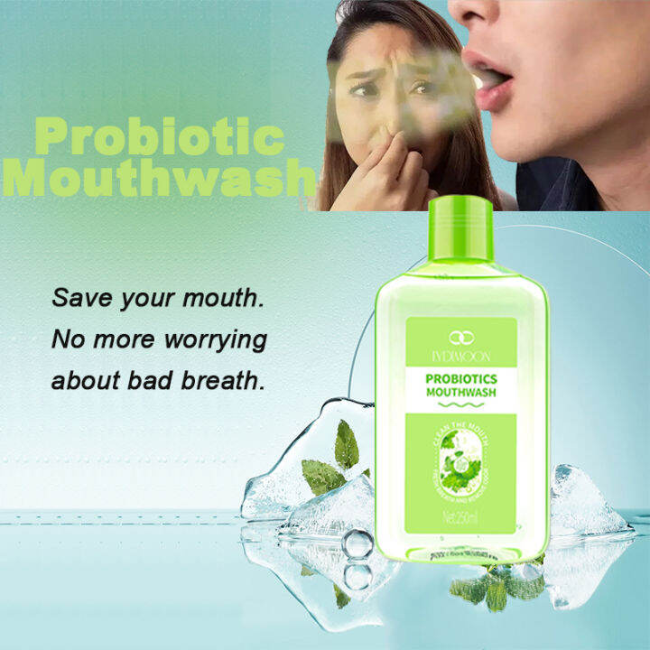 Probiotic Oral Mouthwash 250ml Mint Mouth Cleaner Mouth Removal Smoke