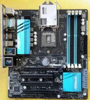 ASROCK H97M PRO4 MAINBOARD Socket 1150 Gen 4 / Gen 5 DDr3 Bus 1066 , 1333 , 1600