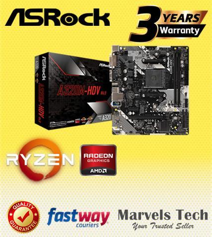 ASROCK A320M-HDV r4.0 Combo AMD RYZEN 3 CPU ( Malaysia