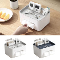 Tissue Boxes Multifunctional Tissue Box Cover Napkin Holder Home Office Remote Control Storage Wipes Case Desk Organizer