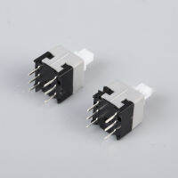 Sun 10pcs 8.5*8.5สวิตช์ล็อคแบบ non-Self-Lock/Self-Lock SWITCH/Unlock PUSH สัมผัส Power Micro Switch SWITCH