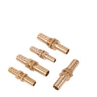 Hose Barbed Bulkhead Brass Pipe fitting Connector For 10mm I/D Hose water air fuel