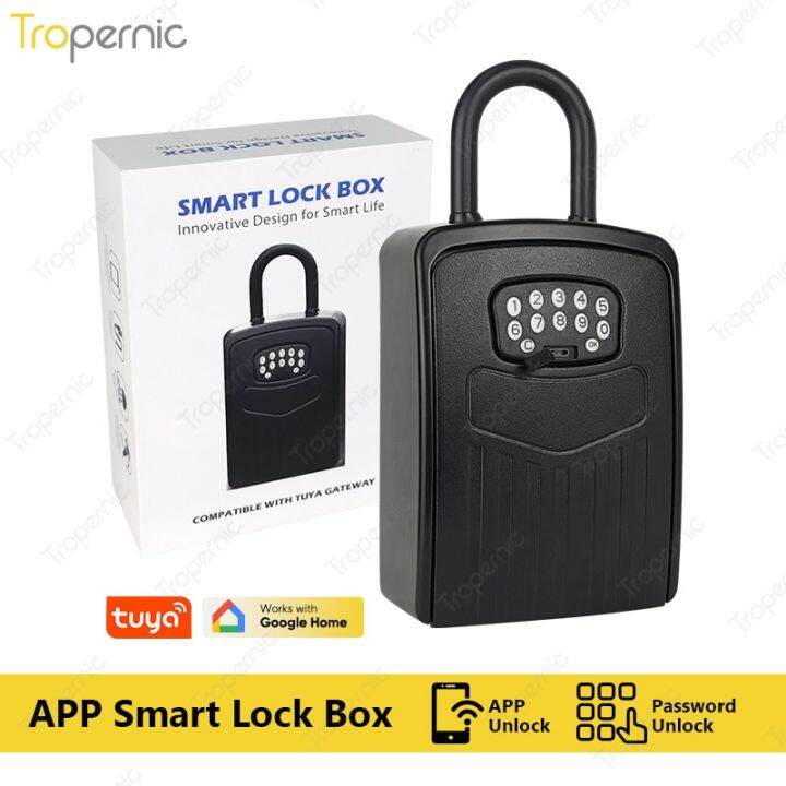 Ip65 Tuya App Keyless Smart Lock Box Key Safe Security Pin Code Digital