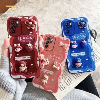 ☄❧ Zymello เคส OPPO A55 A78 A17A57 2022 4G A77 5G A15 A16 A7 A5 A12 A5S A31 A54 A74 A76 A93 A94 A95 A96 F5 F7 F9 F11 F11 Pro เคสโทรศัพท์ซิลิโคนตุ๊กตาสาว 3D น่ารักและสวยงาม