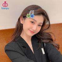 BIANPU โลหะสำหรับตกแต่ง คลิปผมรูปดาว ฮาราจูกุ สีสันสดใส หวานหวานแหววว Barrettes บาร์เร็ตต์ สำหรับผู้หญิง