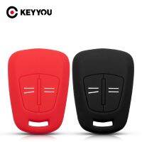 gthrrftdb KEYYOU For Opel Vauxhall Corsa D ASTRA H Meriva Holden Astra Zafira Signum Agila Vectra 2 Buttons Silicone Car Key Case Cover