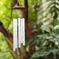 Funnmall 20 ชิ้น Wind Chime ท่อโลหะ Wind Chime Tubes Diy Wind Chime เปลี่ยนหลอด