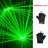 ✴❁✐ Green Laser Gloves Pair LED Gloves For Stage Show Dancing Glowing LED Glasses Nightclub Fluorescent Props Lighting Gloves Hallow