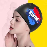 Swimming Caps Ultralight No Odor Protective Water-Resistant Stretchy Swimming Sports Hat   Swimming Hat  for Women Swim Caps