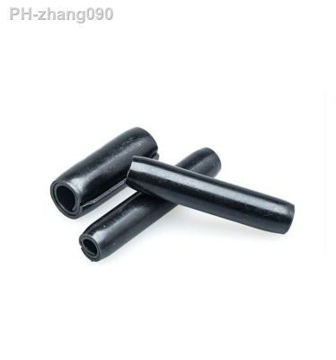 30pcs M2 65 manganese steel coiled elastic cylindrical pins roll type pin spiral dowels opening dowel GB879.4 6mm-18mm length