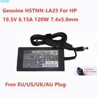 (ใหม่-ดั้งเดิม) ENVY HSTNN-LA25ของแท้19.5V 6.15A 120W HSTNN-DA25 HSTNN-อะแดปเตอร์ AC CA25สำหรับแล็ปท็อป HP เครื่องชาร์จอุปกรณ์เพาเวอร์