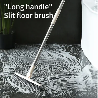 【CC】✈  Floor Crevice Cleaning Rotating Handle Broom Removable Window Washing Brushes Tools