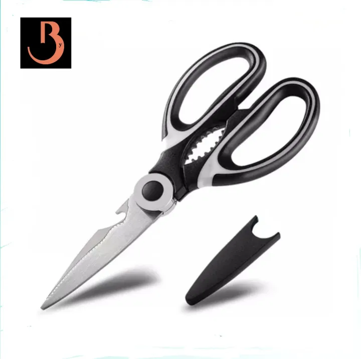 Nicoport 3Pcs Kitchen Scissors Stainless Steel Kitchen Shears with Cover  Multi-Purpose Kitchen Food Scissors Bottle Opener Anti-Rust Sharp Cooking  Shears for Meat Bones Fish Vegetables - Yahoo Shopping