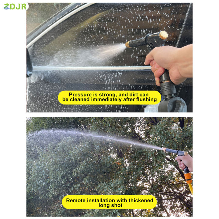 zdjr-หัวฉีดสายยางน้ำแรงดันสูงช่วยประหยัดแรงออกแบบล้างรถเครื่องมือสำหรับทำความสะอาดบ้านรถสวนของคุณ