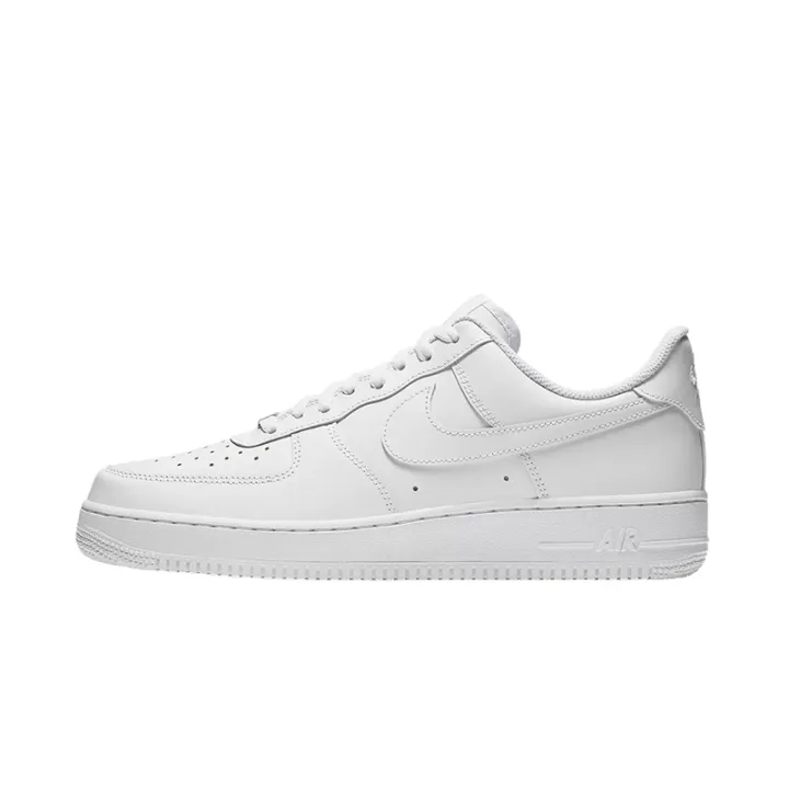 all white nike air force women's