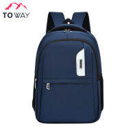 TOWAY-กระเป๋าสะพายหลัง กระเป๋าเป้ Unisex รุ่น LX-104B1 มีช่องใส่โน๊ตบุ๊ค สายปรับความยาวได้