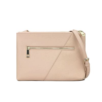 New Fashion Hot Selling Leather Pink Color Pouch Girls Shoulder Bag Customized Crossbody Bag For Women