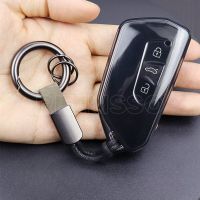 โครงเปลือกนอกเคส TPU แฟชั่น Kunci Remote Mobil Fob สำหรับ VW Volkswagen Golf 8 2020 Skoda Octavia A8 2021ที่นั่ง Leon อุปกรณ์เสริม MK4