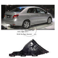 สำหรับ TOYOTA VIOS Gen2 2008 2009 2010 2011 2012 2013รุ่นที่สองวงเล็บกันชนหลังสนับสนุนวงเล็บกันชนด้านข้าง