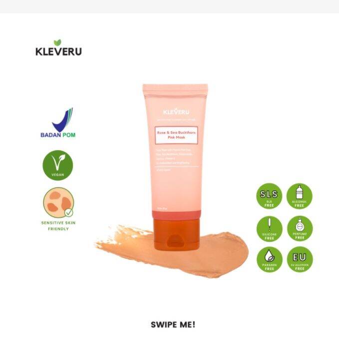 [BPOM] KLEVERU Centella and Spirulina Green Mask for Oily and Acne