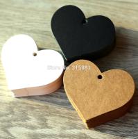 Heart Shaped White Black Brown Kraft Paper Tags Gardening Labels DIY Wedding Note Blank Craft Gift Tag 6.5*5cm 100pcs/lot Pipe Fittings Accessories