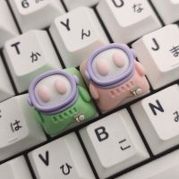 1pc Personalized Design Astronaut Keycaps Handmade Resin Game Cute ESC Keys Personalized DIY Mechanical Keyboard Gaming Key Caps