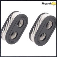 JINGWEI 2PCS สีดำสีดำ ตลับกรองกรอง พลาสติกทำจากพลาสติก 593260 เครื่องทำความสะอาดอากาศ อุปกรณ์เสริมเครื่องยนต์ เครื่องตัดหญ้าตัดหญ้า สวนในสวน