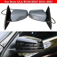 W156กระจกมองหลังรถยนต์สำหรับ Mercedes-Benz GLA H247 2015-2021ชุดประกอบกระจกมองหลังสำหรับรถยนต์