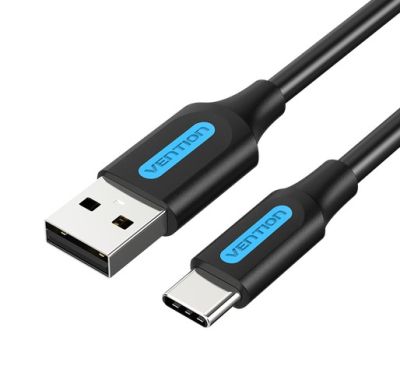 Vention สายยาว 1m USB 2.0 A Male to USB C Male Fast Charging Cable
