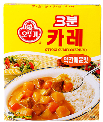 ผัดแกงกะหรี่เกาหลี Ottogi Curry (Medium)200g.