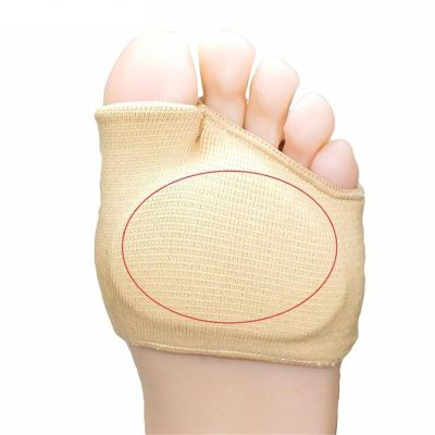 ✆ Heel socks Metatarsal Sleeve Pads Half Toe Sole Forefoot Gel Pads Cushion Half Sock Supports Prevent Calluses Blisters Patch