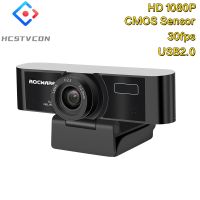 【LZ】✌  Mini câmera webcam 1080p hd usb computador externo com cancelamento de ruído microfones privacidade capa para vídeo para desktop computador portátil ao vivo