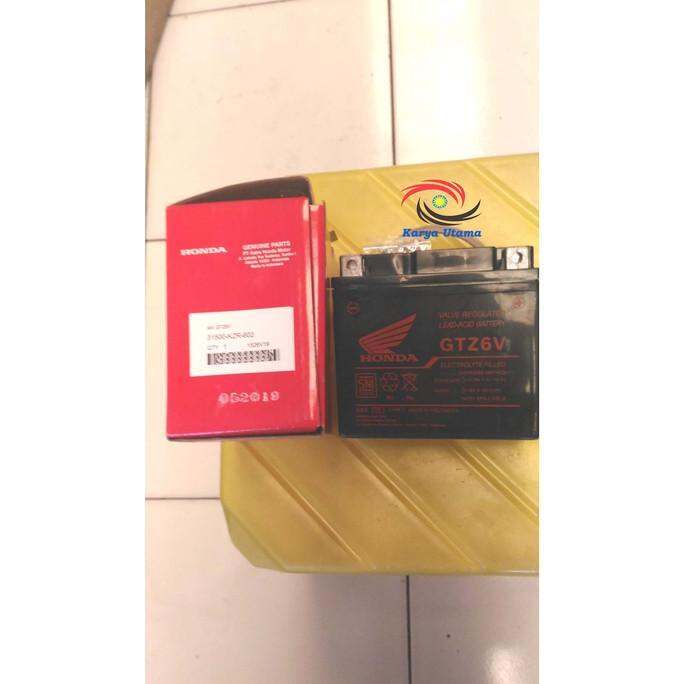 Aki Kering GS Accu GTZ6V AHM Honda Vario 125 150 FI Satria FU | Lazada