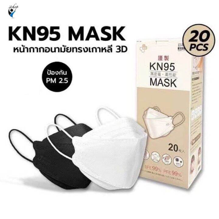 เเมส3d-กล่องละ20ชิ้น-หน้ากากอนามัยญี่ปุ่น-แมส-jn95-mask-งานดีมีคุณภาพ-พร้อมส่งทันที-see