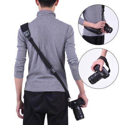 ┇ Andoer Professional Rapid Quick Release Camera Shoulder Sling Neck Wrist Strap for Canon Nikon Sony DSLR Outdoor Shooting