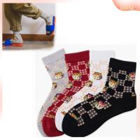 LULU Fashion Jacquard Winter Warm Cute Animal Stocking Owl Socks Cotton