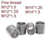 Fine thread Wire Thread Insert M12*1.0 M12*1.25 M12*1.5 M14*1.25 M14*1.5 Stainless steel Screw Bushing Thread Repair