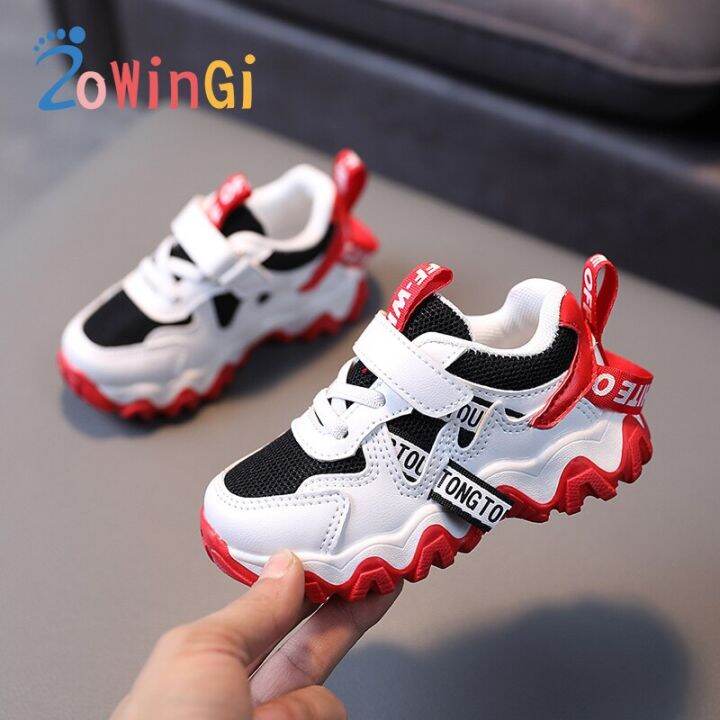 Size 21-30 Children Casual Sports Shoes Fashion Mesh Breathable Sneakers  Teens Kids Running Sneakers Boys Girls Red White Shoes | Lazada.Vn