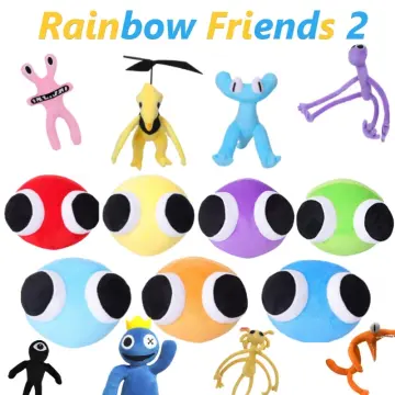 New Rainbow Friends Cyan Plush Toys Chapter 2 Cartoon Anime Game Helicopter  Dinosaur Character Soft Stuffed Doll Birthday Gifts