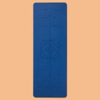 เสื่อโยคะขนาด 185 ซม. X 65 ซม. X 5 มม. รุ่น Grip+ V2 (สีน้ำเงิน Indigo) - Yoga mat size 185 m. X 65 cm X 5mm Grip + V2 (Indigo Blue)