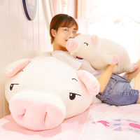 (ร้อน) 40-75เซนติเมตร S Quishy หมูยัดตุ๊กตานอนตุ๊กตาลูกหมูของเล่นสัตว์นุ่ม Plushie มืออุ่นหมอนผ้าห่มเด็กทารกปลอบโยนของขวัญ