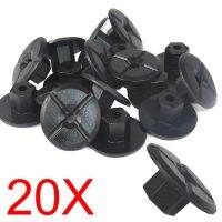 20x Plastic Unthreaded Nylon Nuts 4mm hole large 24mm collar Fit for Mercedes BMW 51711958025 2019900050 K90